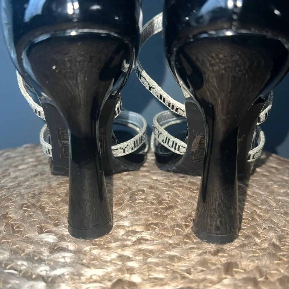 Juicy Couture Logo Strappy Sandals